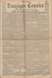 Danziger Courier : Kleine Danziger Zeitung für Stadt und Land : Organ für Jedermann aus dem Volke. Jg.14, Nr. 244 (18 Oktober 1895) + dod.