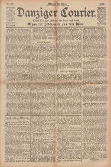 Danziger Courier : Kleine Danziger Zeitung für Stadt und Land : Organ für Jedermann aus dem Volke. Jg.14, Nr. 248 (23 Oktober 1895)