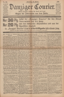 Danziger Courier : Kleine Danziger Zeitung für Stadt und Land : Organ für Jedermann aus dem Volke. Jg.14, Nr. 249 (24 Oktober 1895)