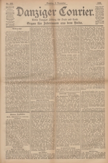 Danziger Courier : Kleine Danziger Zeitung für Stadt und Land : Organ für Jedermann aus dem Volke. Jg.14, Nr. 258 (3 November 1895) + dod.