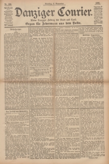 Danziger Courier : Kleine Danziger Zeitung für Stadt und Land : Organ für Jedermann aus dem Volke. Jg.14, Nr. 259 (5 November 1895)