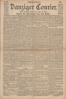 Danziger Courier : Kleine Danziger Zeitung für Stadt und Land : Organ für Jedermann aus dem Volke. Jg.14, Nr. 260 (6 November 1895)