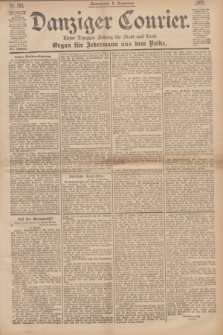 Danziger Courier : Kleine Danziger Zeitung für Stadt und Land : Organ für Jedermann aus dem Volke. Jg.14, Nr. 263 (9 November 1895)