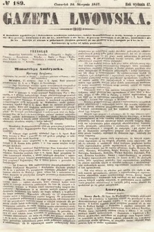 Gazeta Lwowska. 1857, nr 189