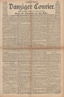 Danziger Courier : Kleine Danziger Zeitung für Stadt und Land : Organ für Jedermann aus dem Volke. Jg.14, Nr. 265 (12 November 1895)