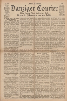 Danziger Courier : Kleine Danziger Zeitung für Stadt und Land : Organ für Jedermann aus dem Volke. Jg.14, Nr. 268 (15 November 1895) + dod.
