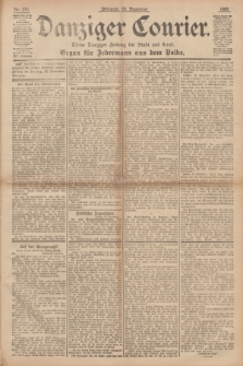 Danziger Courier : Kleine Danziger Zeitung für Stadt und Land : Organ für Jedermann aus dem Volke. Jg.14, Nr. 272 (20 November 1895)