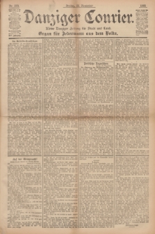Danziger Courier : Kleine Danziger Zeitung für Stadt und Land : Organ für Jedermann aus dem Volke. Jg.14, Nr. 273 (22 November 1895) + dod.