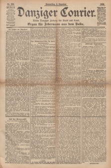 Danziger Courier : Kleine Danziger Zeitung für Stadt und Land : Organ für Jedermann aus dem Volke. Jg.14, Nr. 284 (5 Dezember 1895)
