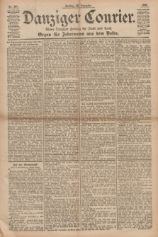 Danziger Courier : Kleine Danziger Zeitung für Stadt und Land : Organ für Jedermann aus dem Volke. Jg.14, Nr. 297 (20 Dezember 1895)