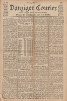 Danziger Courier : Kleine Danziger Zeitung für Stadt und Land : Organ für Jedermann aus dem Volke. Jg.14, Nr. 299 (22 Dezember 1895) + dod.