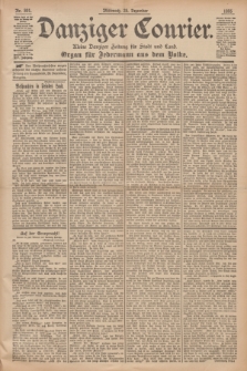 Danziger Courier : Kleine Danziger Zeitung für Stadt und Land : Organ für Jedermann aus dem Volke. Jg.14, Nr. 301 (25 Dezember 1895) + dod.