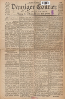 Danziger Courier : Kleine Danziger Zeitung für Stadt und Land : Organ für Jedermann aus dem Volke. Jg.15, Nr. 1 (1 Januar 1896)