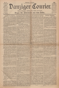 Danziger Courier : Kleine Danziger Zeitung für Stadt und Land : Organ für Jedermann aus dem Volke. Jg.15, Nr. 4 (5 Januar 1896) + dod.