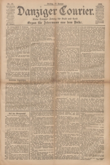 Danziger Courier : Kleine Danziger Zeitung für Stadt und Land : Organ für Jedermann aus dem Volke. Jg.15, Nr. 14 (17 Januar 1896) + dod.