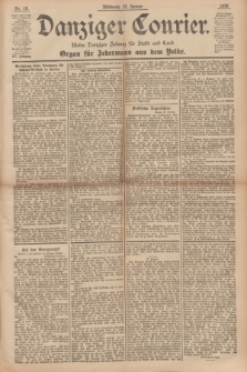 Danziger Courier : Kleine Danziger Zeitung für Stadt und Land : Organ für Jedermann aus dem Volke. Jg.15, Nr. 18 (22 Januar 1896)