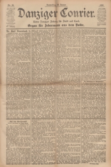 Danziger Courier : Kleine Danziger Zeitung für Stadt und Land : Organ für Jedermann aus dem Volke. Jg.15, Nr. 19 (23 Januar 1896)