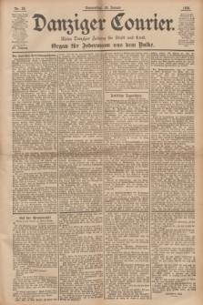 Danziger Courier : Kleine Danziger Zeitung für Stadt und Land : Organ für Jedermann aus dem Volke. Jg.15, Nr. 25 (30 Januar 1896)