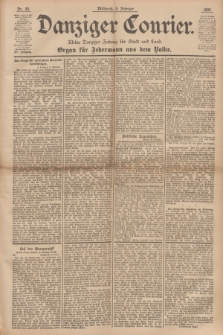Danziger Courier : Kleine Danziger Zeitung für Stadt und Land : Organ für Jedermann aus dem Volke. Jg.15, Nr. 30 (5 Februar 1896)