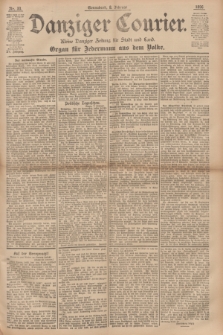 Danziger Courier : Kleine Danziger Zeitung für Stadt und Land : Organ für Jedermann aus dem Volke. Jg.15, Nr. 33 (8 Februar 1896)