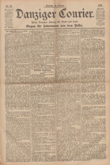 Danziger Courier : Kleine Danziger Zeitung für Stadt und Land : Organ für Jedermann aus dem Volke. Jg.15, Nr. 40 (16 Februar 1896) + dod.