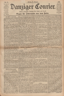 Danziger Courier : Kleine Danziger Zeitung für Stadt und Land : Organ für Jedermann aus dem Volke. Jg.15, Nr. 44 (21 Februar 1896) + dod.