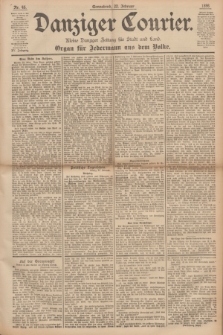 Danziger Courier : Kleine Danziger Zeitung für Stadt und Land : Organ für Jedermann aus dem Volke. Jg.15, Nr. 45 (22 Februar 1896)