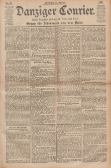 Danziger Courier : Kleine Danziger Zeitung für Stadt und Land : Organ für Jedermann aus dem Volke. Jg.15, Nr. 49 (27 Februar 1896)