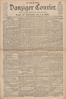 Danziger Courier : Kleine Danziger Zeitung für Stadt und Land : Organ für Jedermann aus dem Volke. Jg.15, Nr. 51 (29 Februar 1896)