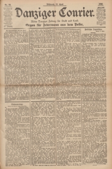 Danziger Courier : Kleine Danziger Zeitung für Stadt und Land : Organ für Jedermann aus dem Volke. Jg.15, Nr. 94 (22 April 1896)