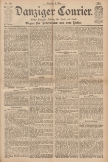Danziger Courier : Kleine Danziger Zeitung für Stadt und Land : Organ für Jedermann aus dem Volke. Jg.15, Nr. 105 (5 Mai 1896)