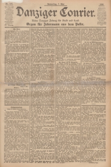 Danziger Courier : Kleine Danziger Zeitung für Stadt und Land : Organ für Jedermann aus dem Volke. Jg.15, Nr. 107 (7 Mai 1896)
