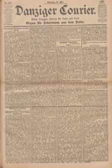 Danziger Courier : Kleine Danziger Zeitung für Stadt und Land : Organ für Jedermann aus dem Volke. Jg.15, Nr. 115 (17 Mai 1896) + dod.