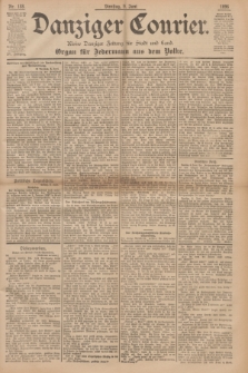 Danziger Courier : Kleine Danziger Zeitung für Stadt und Land : Organ für Jedermann aus dem Volke. Jg.15, Nr. 133 (9 Juni 1896)