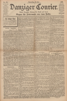 Danziger Courier : Kleine Danziger Zeitung für Stadt und Land : Organ für Jedermann aus dem Volke. Jg.15, Nr. 141 (18 Juni 1896)