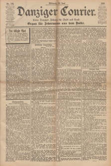 Danziger Courier : Kleine Danziger Zeitung für Stadt und Land : Organ für Jedermann aus dem Volke. Jg.15, Nr. 146 (24 Juni 1896)