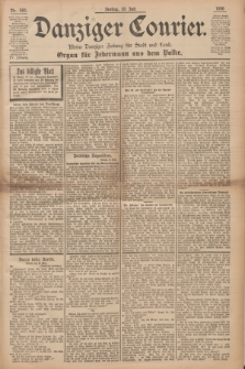 Danziger Courier : Kleine Danziger Zeitung für Stadt und Land : Organ für Jedermann aus dem Volke. Jg.15, Nr. 160 (10 Juli 1896) + dod.