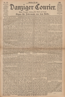 Danziger Courier : Kleine Danziger Zeitung für Stadt und Land : Organ für Jedermann aus dem Volke. Jg.15, Nr. 174 (26 Juli 1896) + dod.