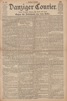 Danziger Courier : Kleine Danziger Zeitung für Stadt und Land : Organ für Jedermann aus dem Volke. Jg.15, Nr. 184 (7 August 1896) + dod.