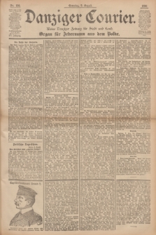 Danziger Courier : Kleine Danziger Zeitung für Stadt und Land : Organ für Jedermann aus dem Volke. Jg.15, Nr. 186 (9 August 1896) + dod.