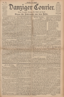 Danziger Courier : Kleine Danziger Zeitung für Stadt und Land : Organ für Jedermann aus dem Volke. Jg.15, Nr. 199 (25 August 1896)