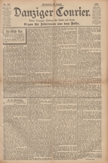 Danziger Courier : Kleine Danziger Zeitung für Stadt und Land : Organ für Jedermann aus dem Volke. Jg.15, Nr. 203 (29 August 1896)