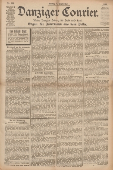Danziger Courier : Kleine Danziger Zeitung für Stadt und Land : Organ für Jedermann aus dem Volke. Jg.15, Nr. 208 (4 September 1896) + dod.