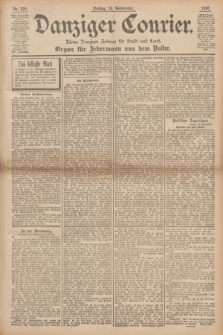 Danziger Courier : Kleine Danziger Zeitung für Stadt und Land : Organ für Jedermann aus dem Volke. Jg.15, Nr. 220 (18 September 1896) + dod.