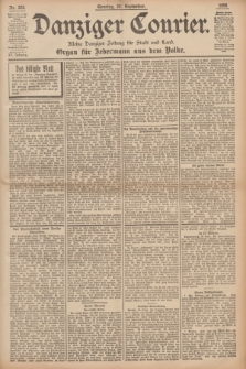 Danziger Courier : Kleine Danziger Zeitung für Stadt und Land : Organ für Jedermann aus dem Volke. Jg.15, Nr. 222 (20 September 1896) + dod.