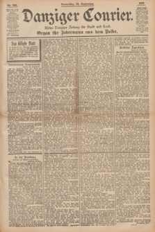 Danziger Courier : Kleine Danziger Zeitung für Stadt und Land : Organ für Jedermann aus dem Volke. Jg.15, Nr. 225 (24 September 1896)