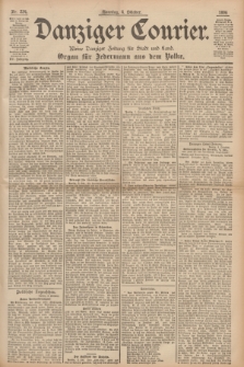 Danziger Courier : Kleine Danziger Zeitung für Stadt und Land : Organ für Jedermann aus dem Volke. Jg.15, Nr. 234 (4 Oktober 1896) + dod.