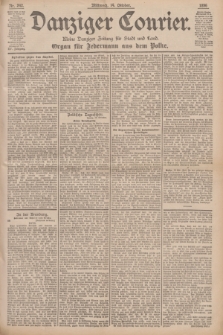 Danziger Courier : Kleine Danziger Zeitung für Stadt und Land : Organ für Jedermann aus dem Volke. Jg.15, Nr. 242 (14 Oktober 1896)