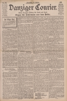 Danziger Courier : Kleine Danziger Zeitung für Stadt und Land : Organ für Jedermann aus dem Volke. Jg.15, Nr. 255 (29 Oktober 1896)