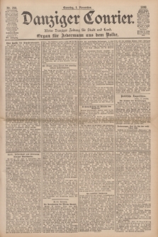Danziger Courier : Kleine Danziger Zeitung für Stadt und Land : Organ für Jedermann aus dem Volke. Jg.15, Nr. 258 (1 November 1896) + dod.